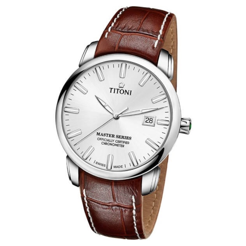 TITONI 瑞士梅花錶 - MASTER_SER.大師系列 - 83188 S-ST-575 - 41mm