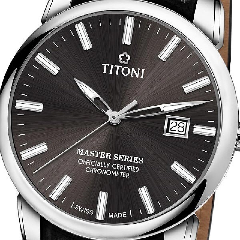 TITONI 瑞士梅花錶 - MASTER_SER.大師系列 - 83188 S-ST-576 - 41mm