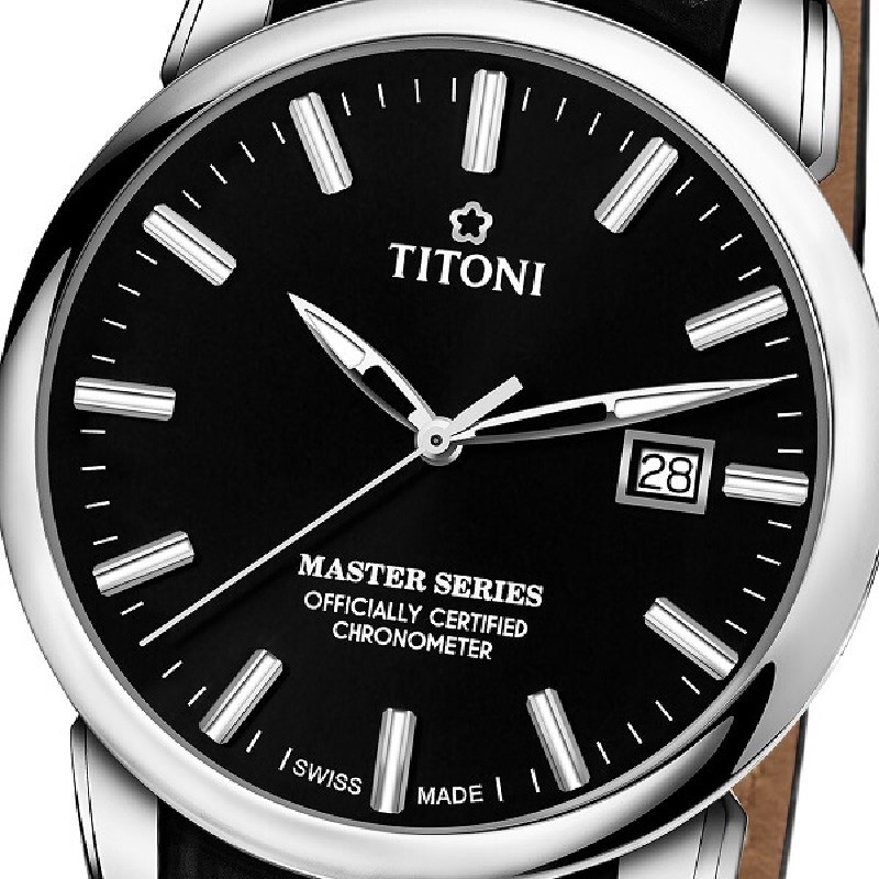 TITONI 瑞士梅花錶 - MASTER_SER.大師系列 - 83188 S-ST-577 - 41mm
