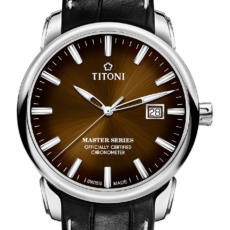 TITONI 瑞士梅花錶 - MASTER_SER.大師系列 - 83188 S-ST-662 - 41mm