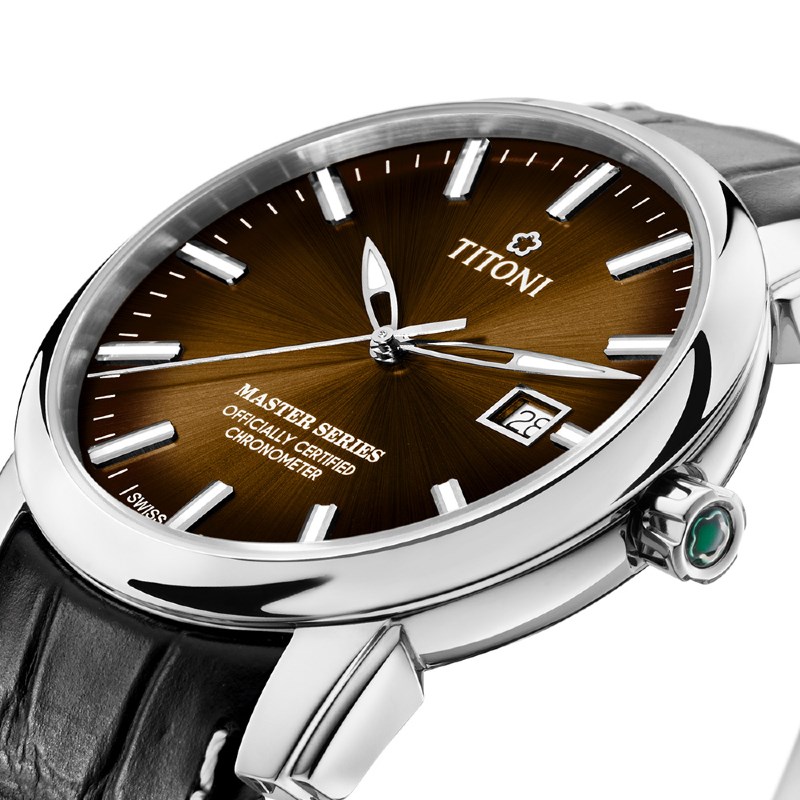 TITONI 瑞士梅花錶 - MASTER_SER.大師系列 - 83188 S-ST-662 - 41mm