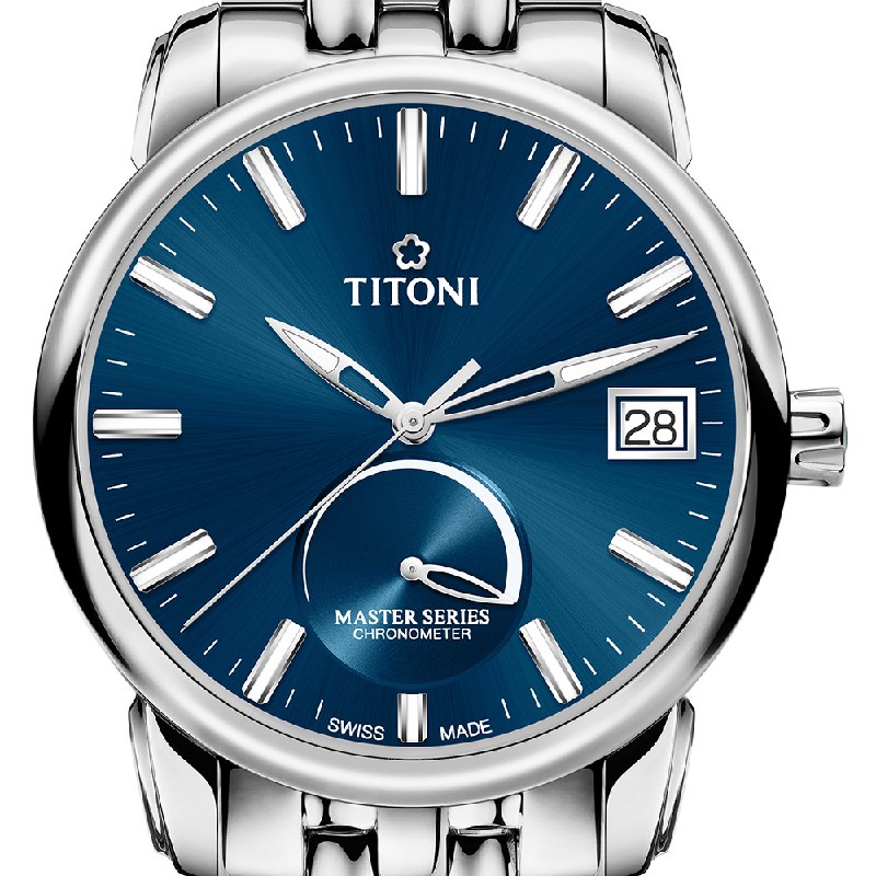 TITONI 瑞士梅花錶 - MASTER_SER.大師系列 - 94388 S-675 - 41mm