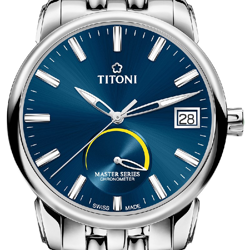 TITONI 瑞士梅花錶 - MASTER_SER.大師系列 - 94388 S-677 - 41mm