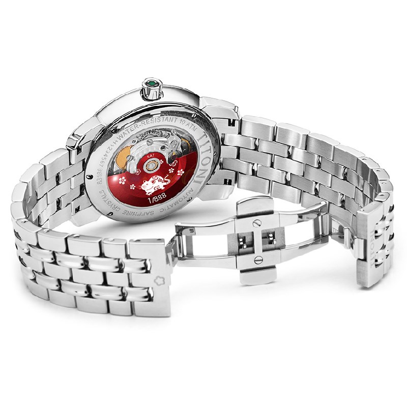 TITONI 瑞士梅花錶 - 大師系列十二生肖限量錶 - 83188 S-576Z - 41mm