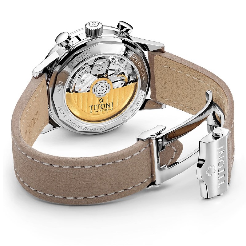 TITONI 瑞士梅花錶 - HERITAGE 傳承系列 - 94019 S-ST-682 - 41mm