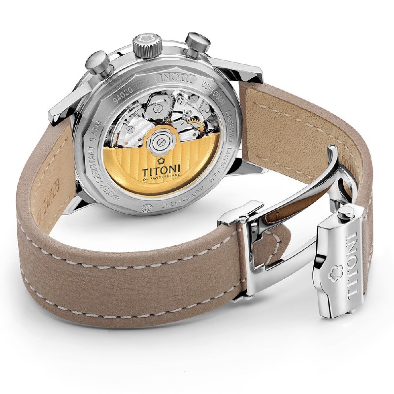 TITONI 瑞士梅花錶 - HERITAGE 傳承系列 - 94020 S-ST-681 - 41mm