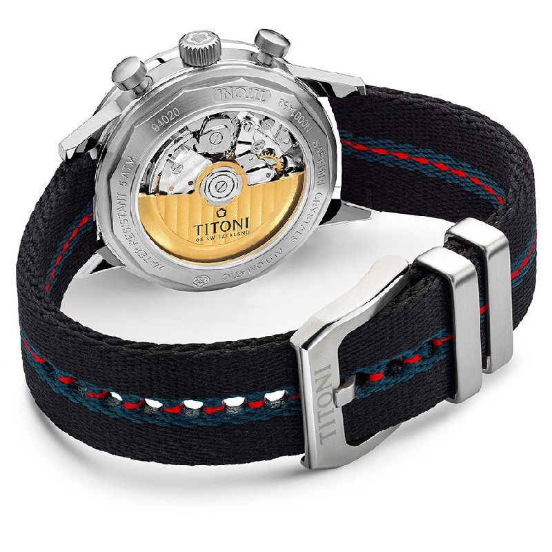 TITONI 瑞士梅花錶 - HERITAGE 傳承系列 - 94020 S-T4-680 - 41mm