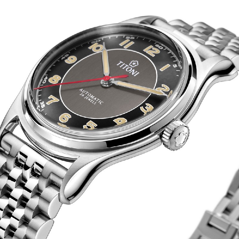 TITONI 瑞士梅花錶 - HERITAGE 傳承系列 - 83019 S-638 - 39mm