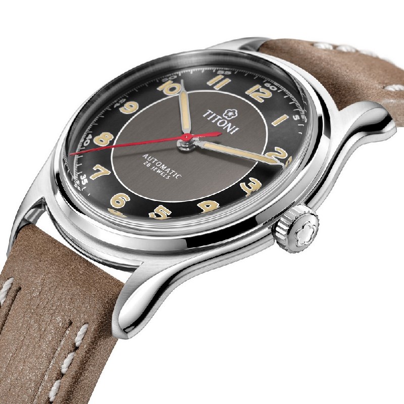 TITONI 瑞士梅花錶 - HERITAGE 傳承系列 - 83019 S-ST-638 - 39mm