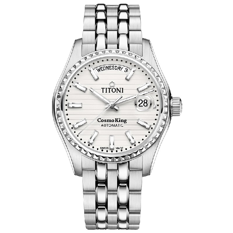 TITONI 瑞士梅花錶 - COSMO_SER. 宇宙系列 - 797 S-695 - 40mm