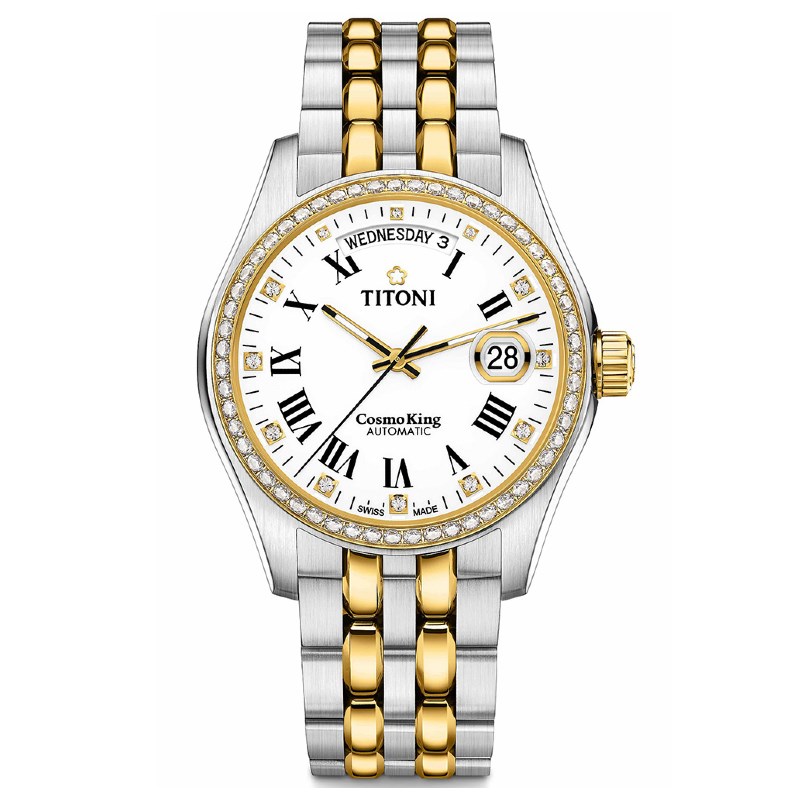TITONI 瑞士梅花錶 - COSMO_SER. 宇宙系列 - 797 SY-DB-019 - 40mm