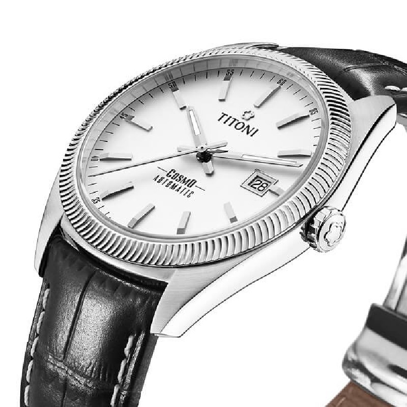TITONI 瑞士梅花錶 - COSMO_SER. 宇宙系列 - 878 S-ST-606 - 41mm