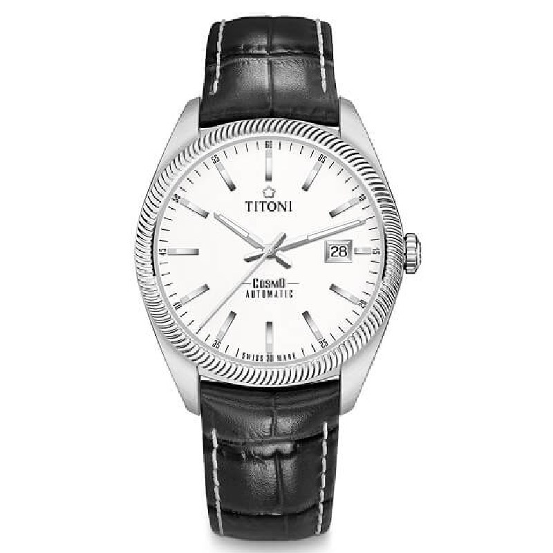 TITONI 瑞士梅花錶 - COSMO_SER. 宇宙系列 - 878 S-ST-606 - 41mm