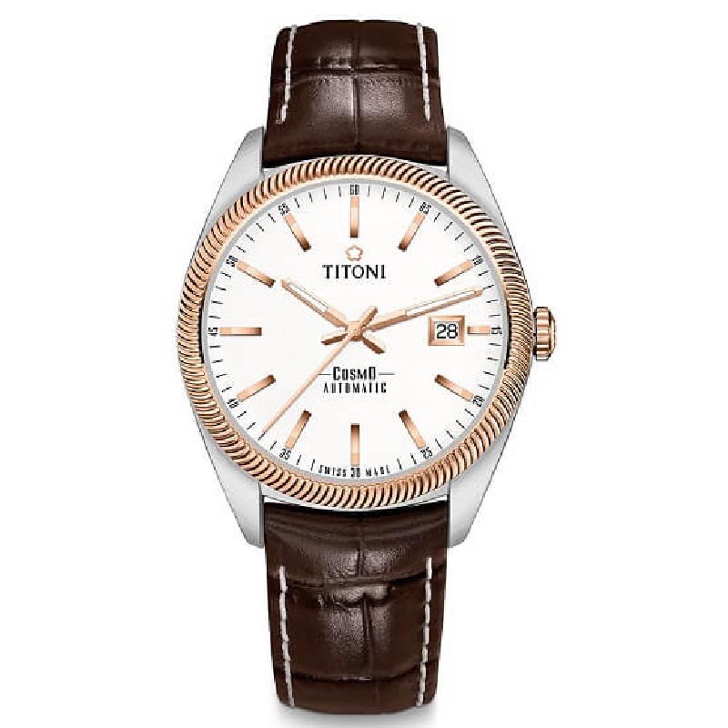 TITONI 瑞士梅花錶 - COSMO_SER. 宇宙系列 - 878 SRG-ST-606 - 41mm