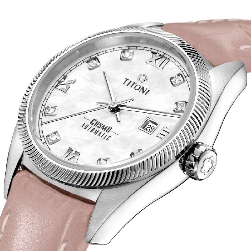 TITONI 瑞士梅花錶 - COSMO_SER. 宇宙系列 - 818 S-ST-652 - 30mm