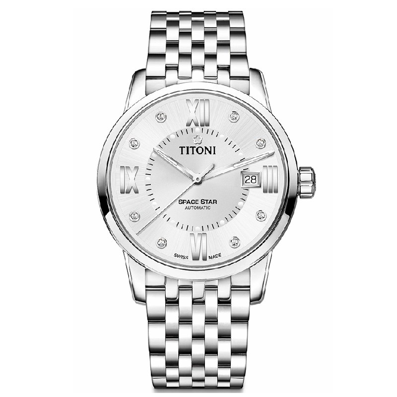 TITONI 瑞士梅花錶 - SPACE_STAR 天星系列 - 83538 S-099 - 40mm
