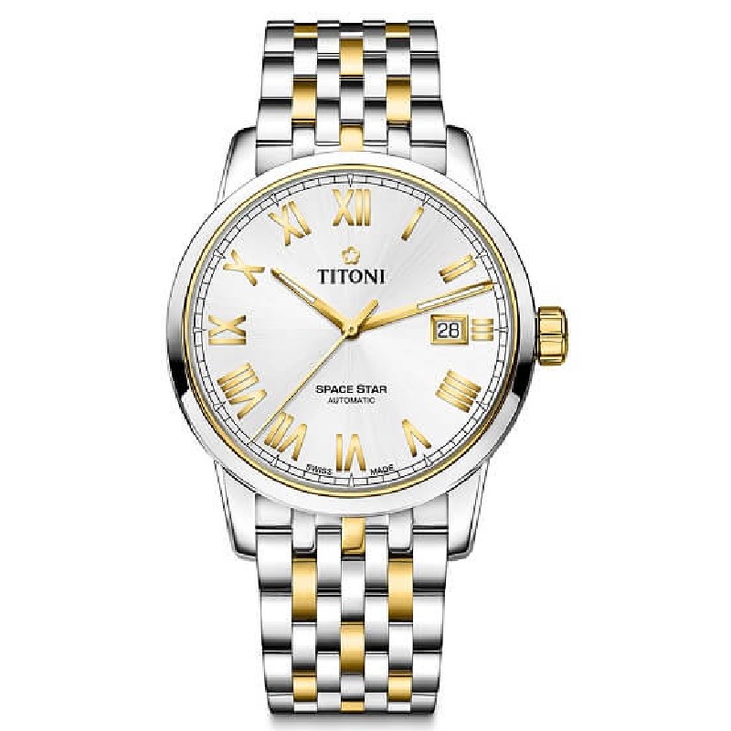 TITONI 瑞士梅花錶 - SPACE_STAR 天星系列 - 83538 SY-561 - 40mm