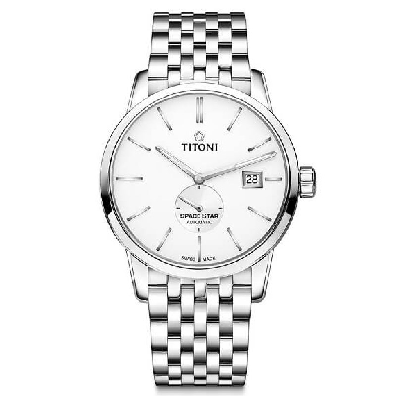 TITONI 瑞士梅花錶 - SPACE_STAR 天星系列 - 83638 S-606 - 40mm