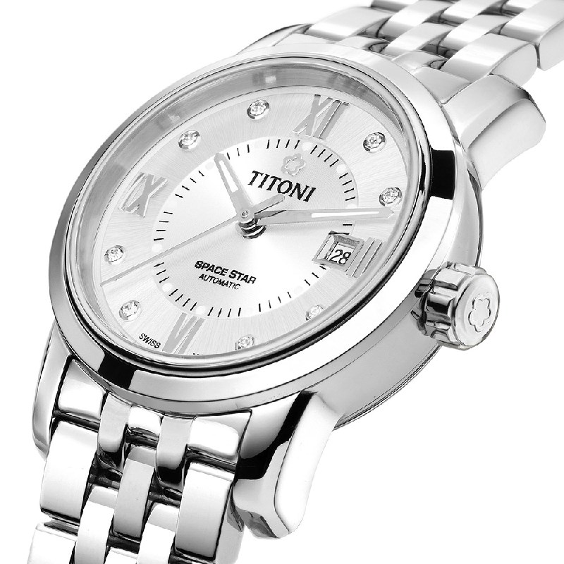 TITONI 瑞士梅花錶 - SPACE_STAR 天星系列 - 23538 S-099 - 28mm