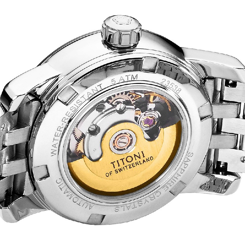 TITONI 瑞士梅花錶 - SPACE_STAR 天星系列 - 23538 S-561 - 28mm