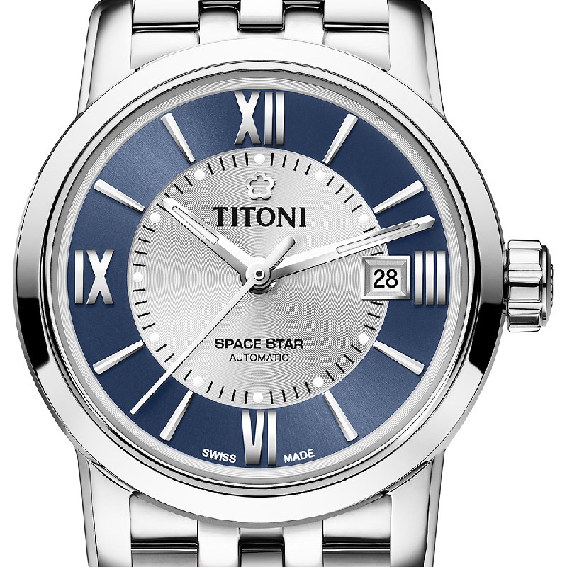 TITONI 瑞士梅花錶 - SPACE_STAR 天星系列 - 23538 S-580 - 28mm