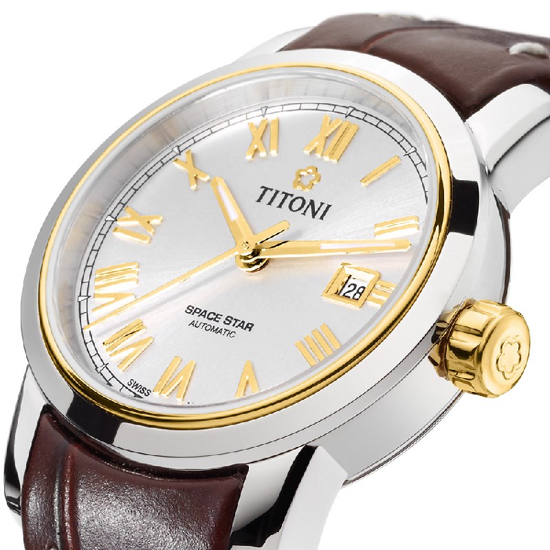 TITONI 瑞士梅花錶 - SPACE_STAR 天星系列 - 23538 SY-ST-561 - 28mm