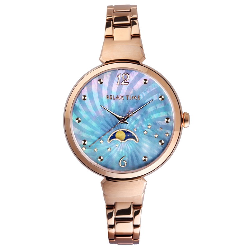 RELAX TIME - Anahid月亮女神系列 - 玫瑰金腕錶 - RT-69-2 - 36mm