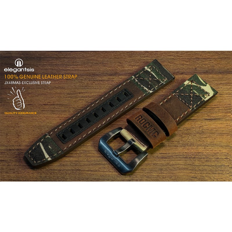 elegantsis 愛樂時-軍事系列-海軍陸戰隊75週年紀念版-海軍陸戰隊第三代皮錶帶-ZJX48MAS-ROCMC 75 B BAND