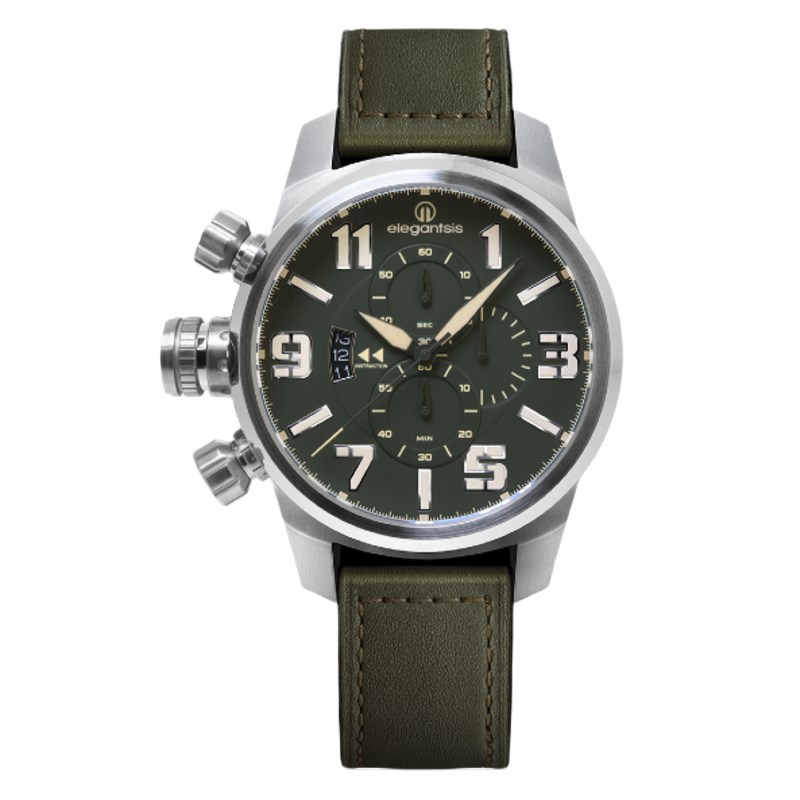 elegantsis 愛樂時-軍事系列-JF48QS-陸海空-陸軍綠-ELJF48QS-OG05LC-48MM