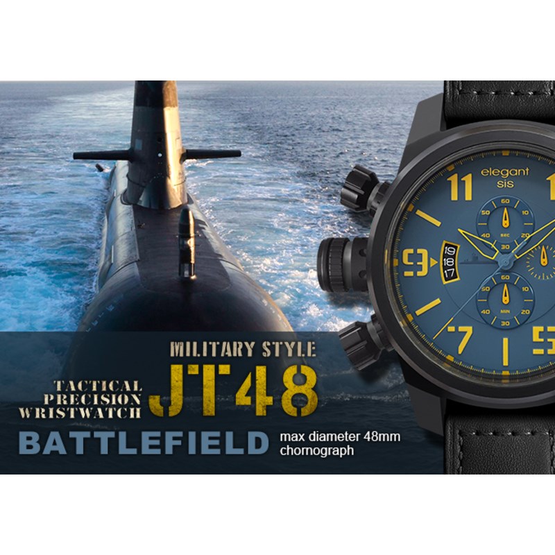 elegantsis 愛樂時-軍事系列-JT48三軍-DIAMETER-ELJT48-OU08LC-48MM