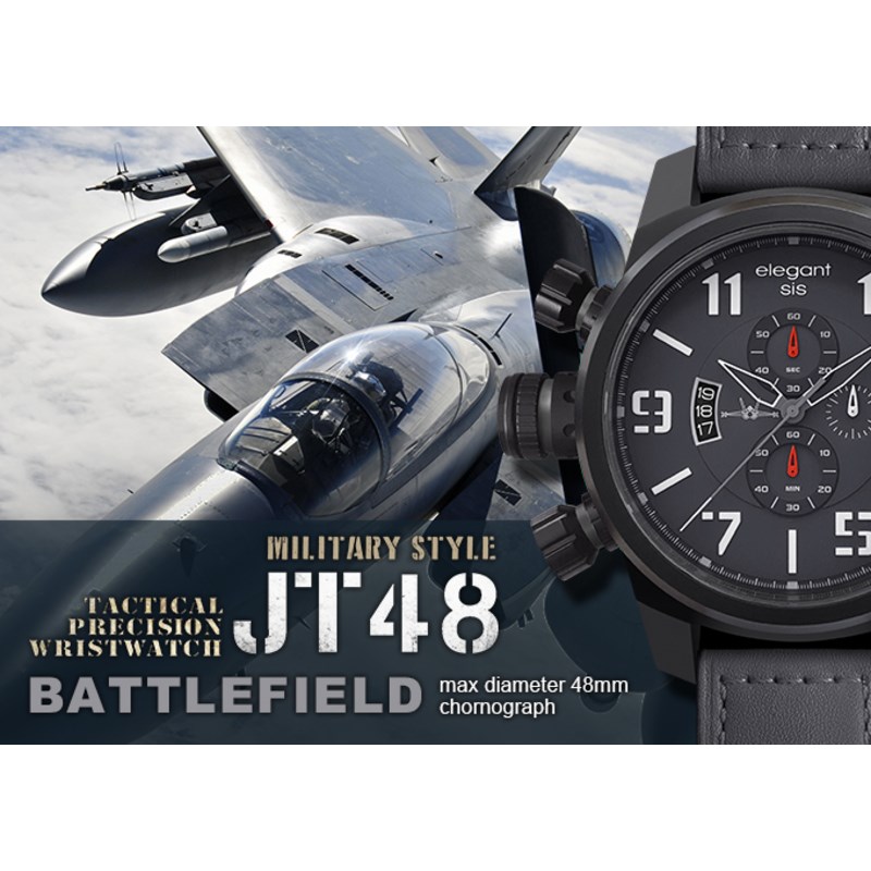 elegantsis 愛樂時-軍事系列-JT48三軍-DIAMETER-ELJT48-OG04LC-48MM 