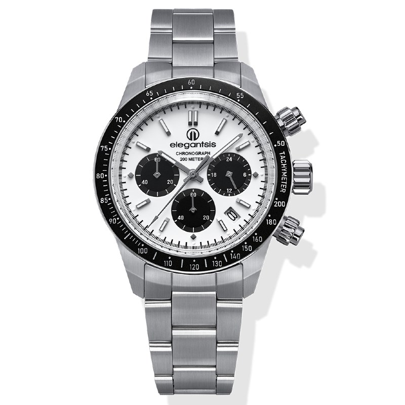 elegantsis 愛樂時-中性系列-JT41QS Black Or White-White-ELJT41QS-VW02MA-41MM