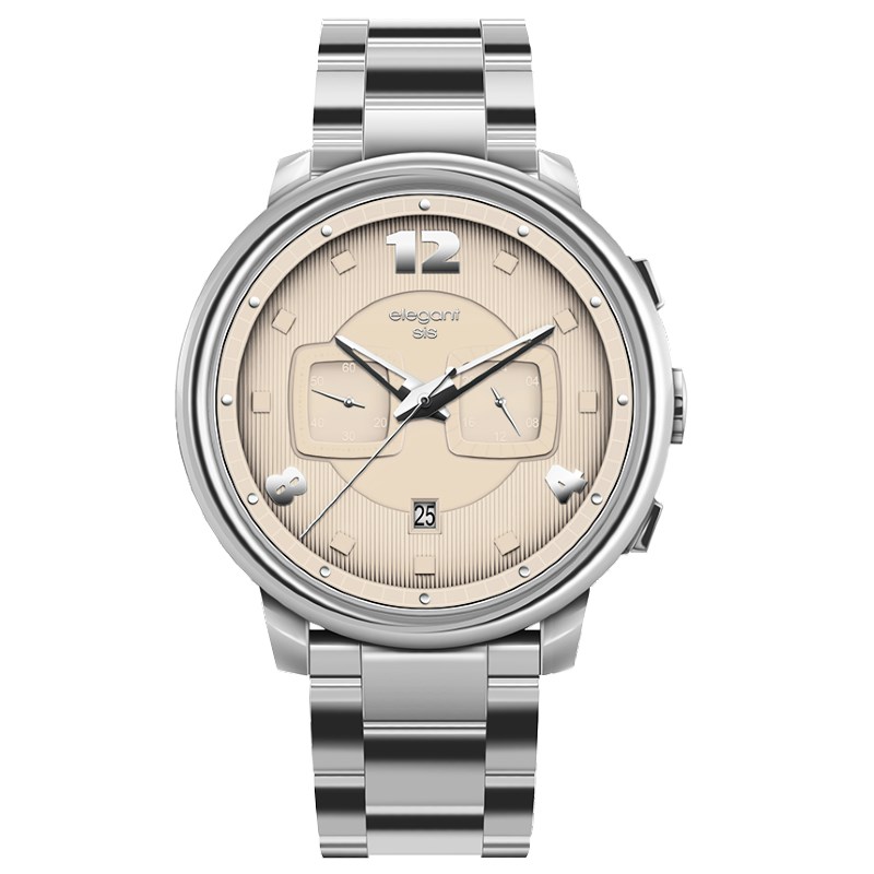 elegantsis 愛樂時-碼表計時-JT36-簡約色調時尚風-ELJT36-OW01MA-45MM