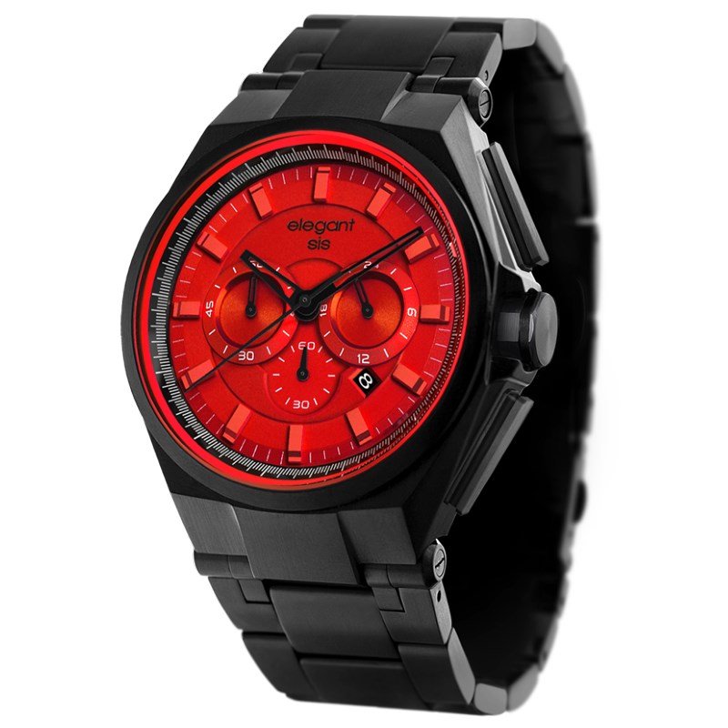 elegantsis 愛樂時-碼表計時-JT61、JT66 -夏日極限運動風-ELJT61-OR02MA-45MM