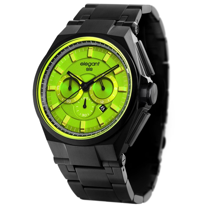 elegantsis 愛樂時-碼表計時-JT61、JT66 -夏日極限運動風-ELJT61-OG04MA-45MM