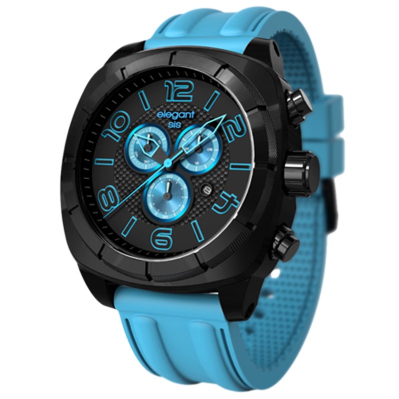 elegantsis 愛樂時-碼表計時-JT61、JT66 -夏日極限運動風-ELJT66-FU03LC-48MM