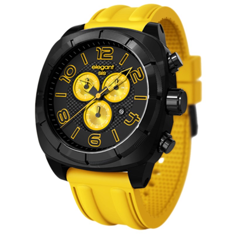 elegantsis 愛樂時-碼表計時-JT61、JT66 -夏日極限運動風-ELJT66-FY04LC-48MM