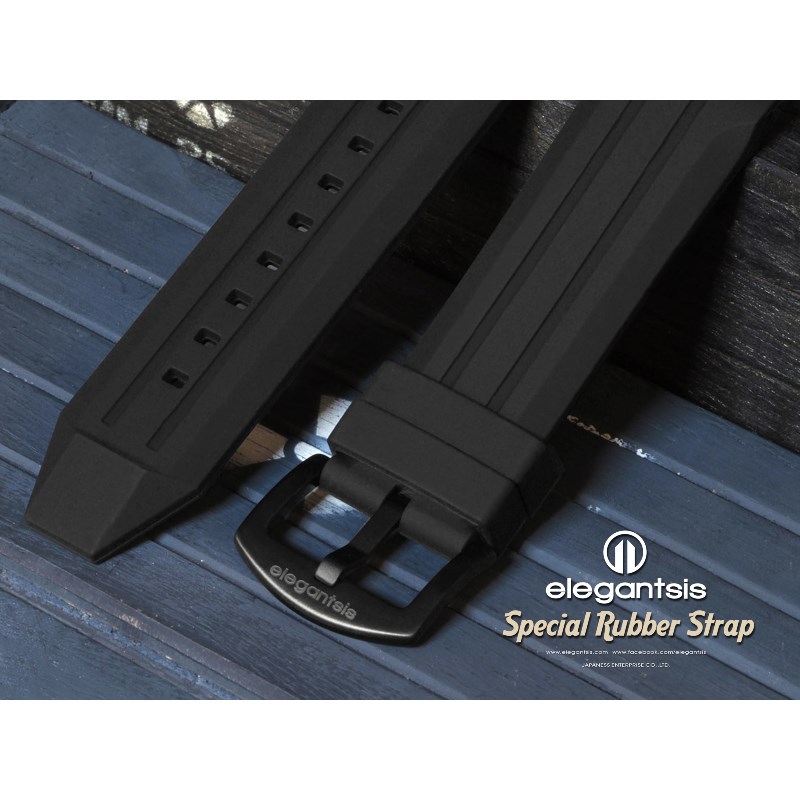 elegantsis 愛樂時-原廠配件-JSK / 空特 特別式樣矽膠錶帶-JSK / 空特 特別式樣矽膠錶帶-JSK / 空特 - 錶帶寬24mm