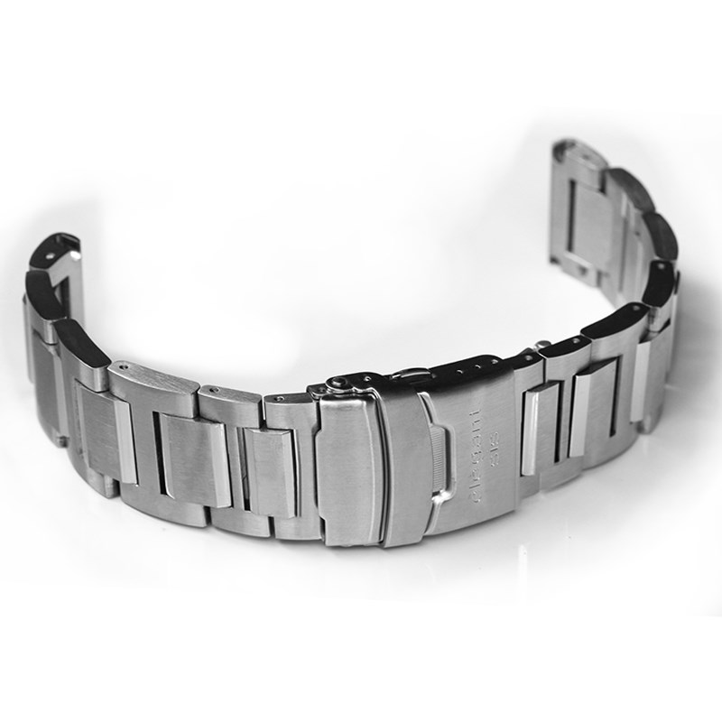 elegantsis 愛樂時-原廠配件-不銹鋼腕帶-JT系列鋼錶帶-拉砂鋼色樣式-拉砂鋼JT SERIS - 錶帶寬22mm