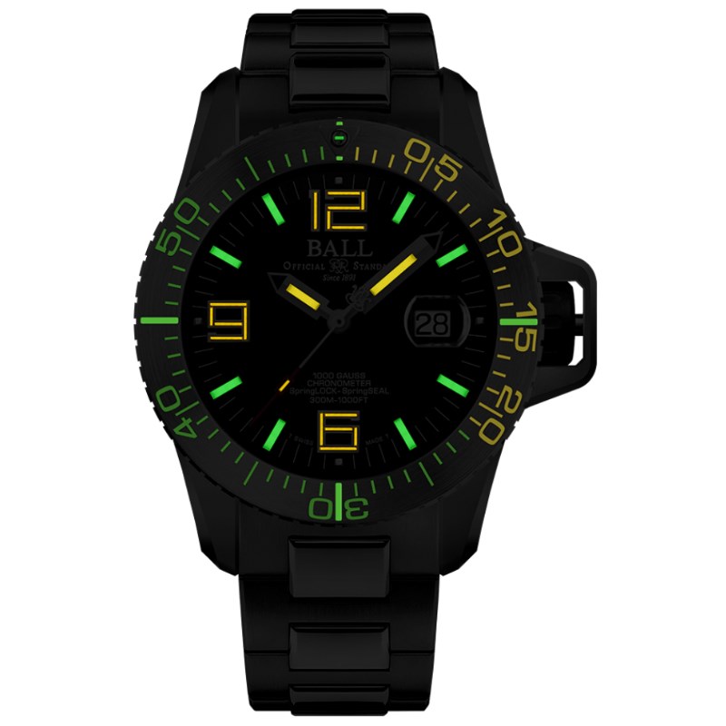 BALL WATCH 瑞士波爾錶-Engineer Hydrocarbon 工程師碳氫系列-DM3200A-S1C-BK-42mm