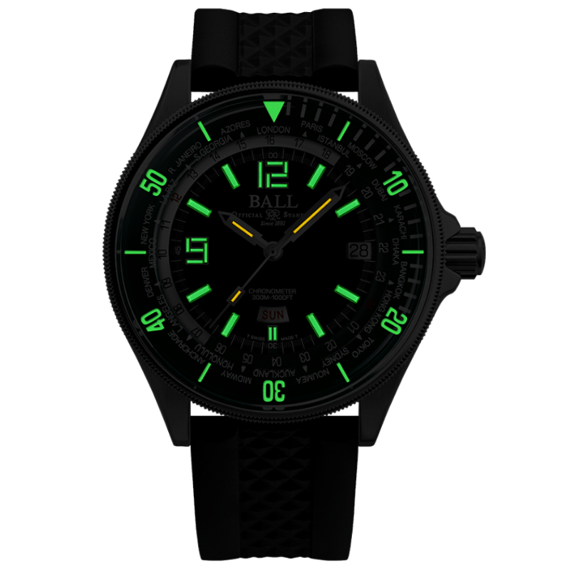 BALL WATCH 瑞士波爾錶-Engineer Master 工程師系列-DG2232A-PC-GRBK-42mm