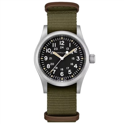 Hamilton 漢米爾頓-KHAKI FIELD卡其野戰系列-H69439931-38mm-電影《音速小子（Sonic the Hedgehog）》（2020年）