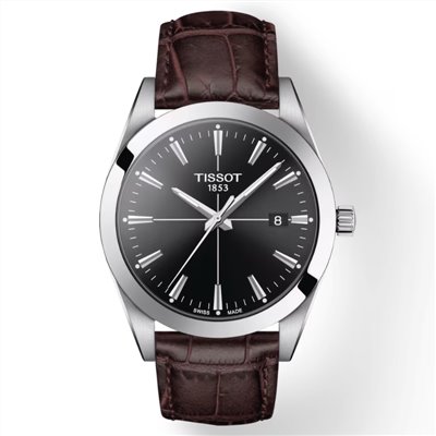 TISSOT天梭-Gentleman 紳士 經典系列-T1274101605101-40mm