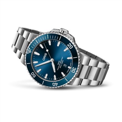 ORIS豪利時-AQUIS 系列-0173377894135-0782304PEB-43.5mm