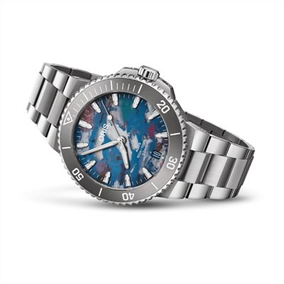 ORIS豪利時-AQUIS 系列-0140077904150-0782302PEB-43.5mm