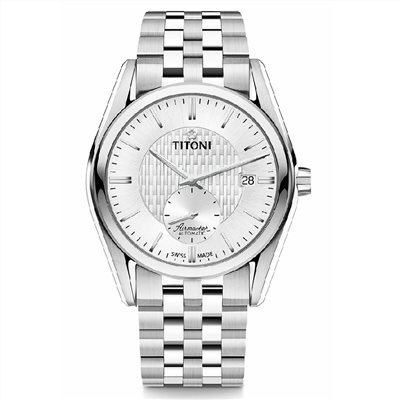 TITONI 瑞士梅花錶-AIRMASTER空中霸王系列 - 83709 S-500 - 40mm