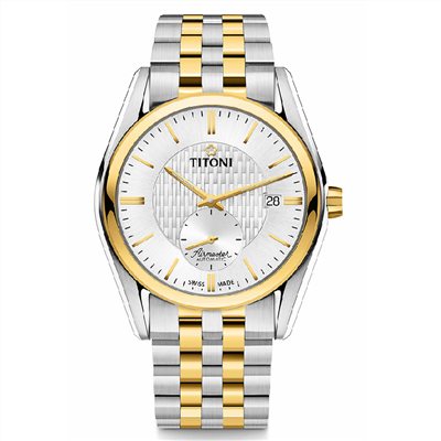 TITONI 瑞士梅花錶-AIRMASTER空中霸王系列 - 83709 SY-500 - 40mm