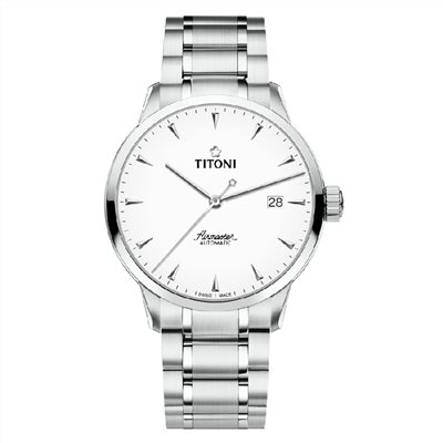TITONI 瑞士梅花錶-AIRMASTER空中霸王系列 - 83733 S-583 - 40mm