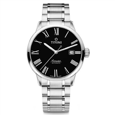 TITONI 瑞士梅花錶-AIRMASTER空中霸王系列 - 83733 S-621 - 40mm