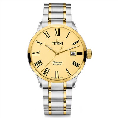 TITONI 瑞士梅花錶-AIRMASTER空中霸王系列 - 83733 SY-620 - 40mm